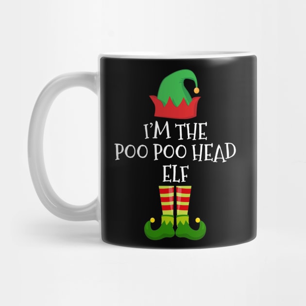 I am Poo Poo Head Elf Funny  Family Christmas by TeeAaron